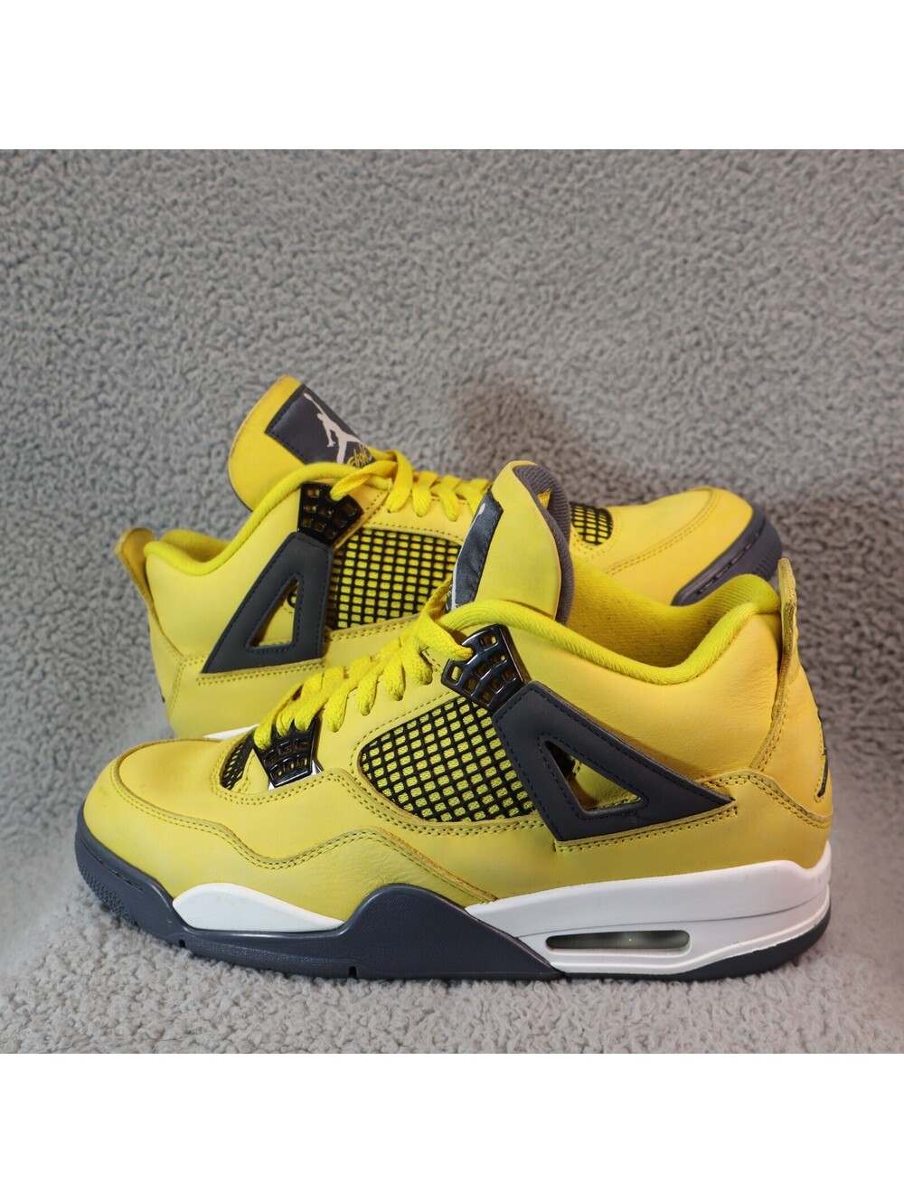 Jordan 4 Retro Men 10 Lightning Tour Yellow 2021 CT8527-700